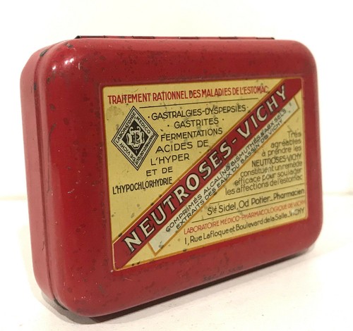 Ancienne boite publicitaire - boite,