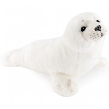Carl Dick phoque, phoque blanc environ 30 cm, peluche, doudou