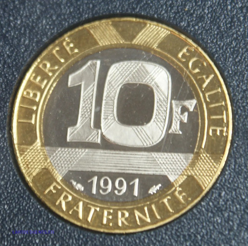 France 10 francs - (fr1), be,