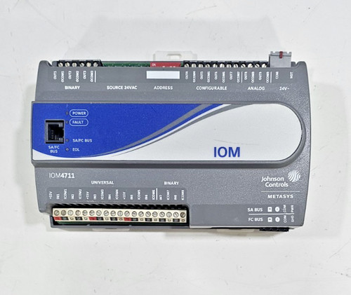 Johnson controls metasys - controls, iom