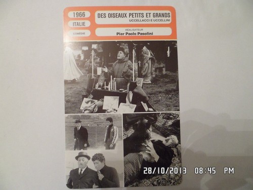 Carte fiche cinema 1966 des - carte,