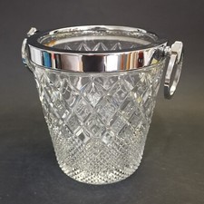 Seau à champagne en cristal