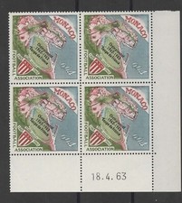 MONACO -- Bloc de 4 Timbres