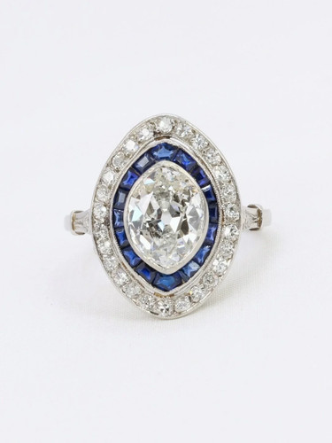 Bague marquise art déco - marquise,