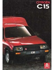 ▄▀▄ Brochure CITROEN C15 Essence et Diesel (Français) 1990 ▄▀▄