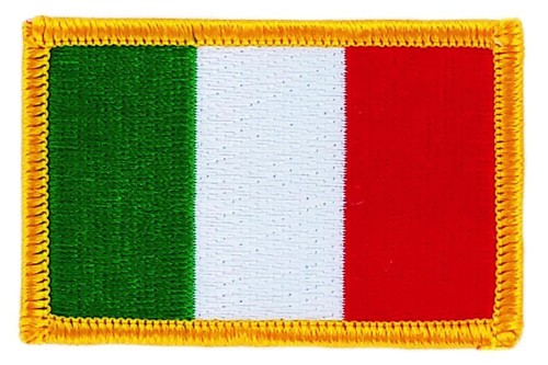 Patch écusson brodé drapeau - brodé,