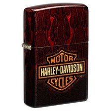 Zippo Briquet Harley-Davidson Flammes Hell Surface Brillante Briquet Tempête