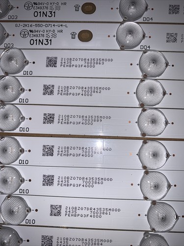 Barrettes leds sony tv - 14,