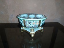 RARE ENCRIER en  PORCELAINE DE