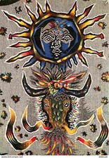 Art - Tapisseries - Jean Lurçat - Tapisserie La Flamme et l'Océan - Taureau - CP
