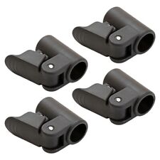 Pince noire robuste pour auvent caravane auvent annexe poteaux lot de 4