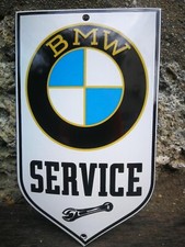 Plaque émaillée Moto BMW