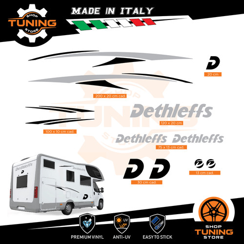 Autocollants camper kit - autocollants,