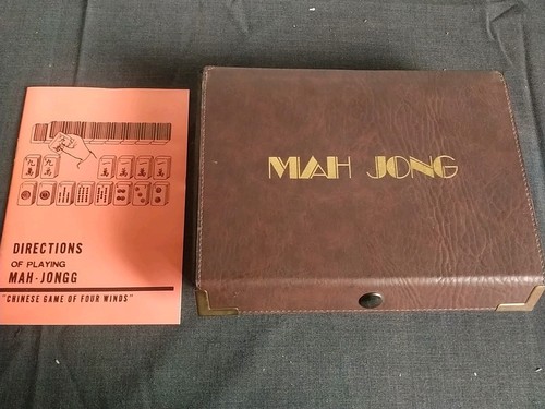 Coffret valise jeu mah jong - valise,