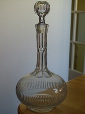 BACCARAT ANCIENNE CARAFE A VIN CRISTAL TAILLER  MODELE RENAISSANCE 1920