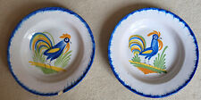 Lot de 2 Assiettes au COQ