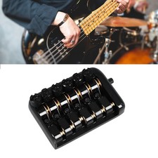Headless Guitar Bridge Tailpiece Fixed 6 String Electric Guitars Roller Saddle