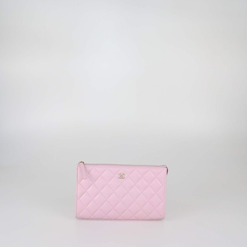 Pochette zippée cuir - pochette, en