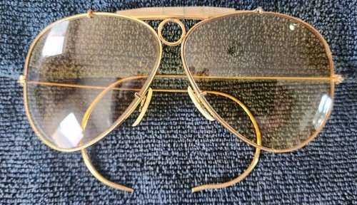 Vintage ray ban gold frame - gold,