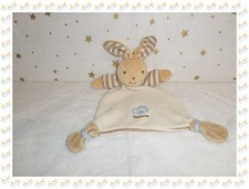 Doudou Semi Plat Lapin  Beige