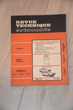 RTA Revue Technique Automobile 313 Renault R 15 TL TS 17 TL automobilia vintage