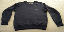 MAISON KITSUNE Fox Patch Classic Sweatshirt  - Bleu - Taille "S"  - Neuf