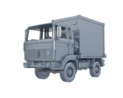 Modern french renault truck - modern,