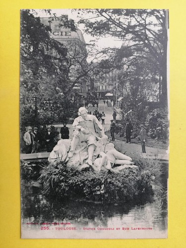 Cpa toulouse statue - -,