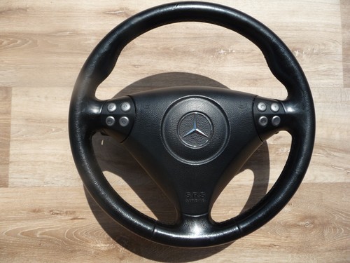 Volant sport cuir - cuir, avec