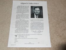 Klipsch Klipschorn Ad, Paul En Ad, Articles, Infocus, 1974, 1 Pg