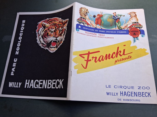 1962 programme cirque - cirque, francki