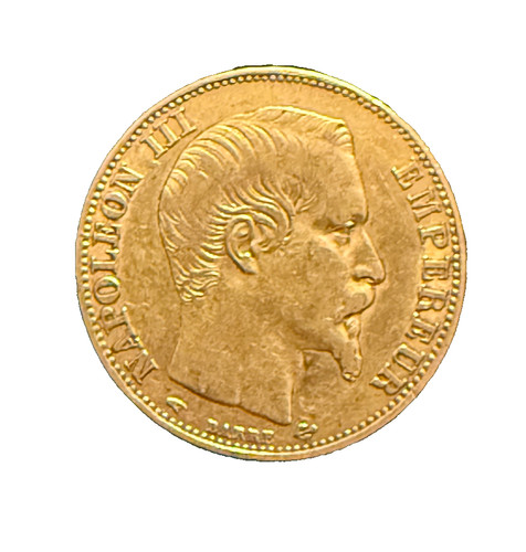 France 1855 gold francs - france, 20