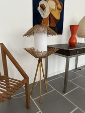 Lampadaire Rotin Osier / Lampe