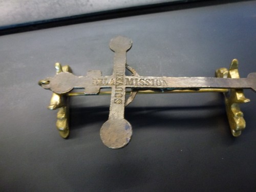 Rare crucifix bronze souvenir - crucifix, bronze,souvenir