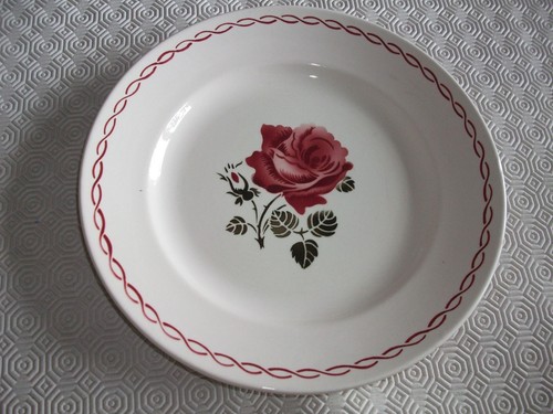 Ancien grand plat rond - ancien, "