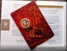 SAINT MARIN 2016 - SHAKESPEARE - COINCARD 2 EUROS COMMEMORATIVE COULEUR