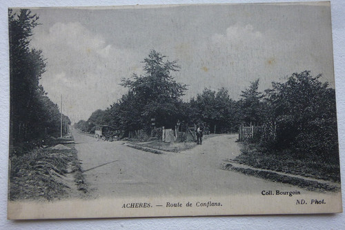 Cpa achères carte - cpa, 78