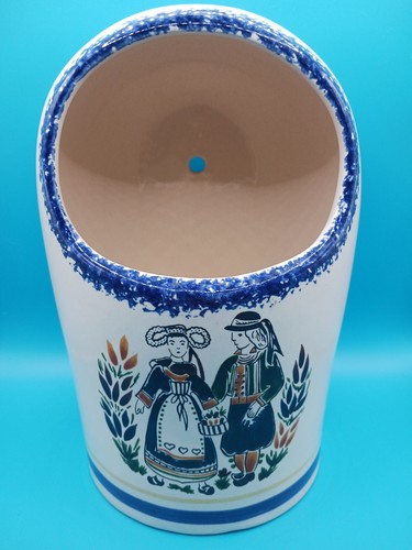 Ancien pot gros sel - pot, à