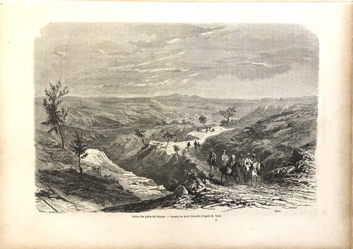 Gravure vallée - (vers, 1860)