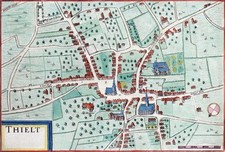 Reproduction plan ancien de Tielt 1649