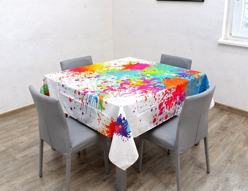 Nappe carré anti tache - , tissu