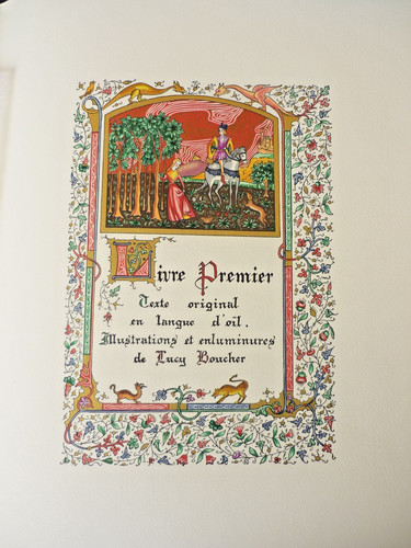 Lucy boucher enluminures - boucher, le