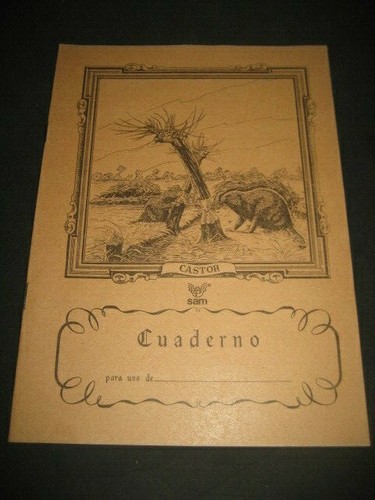 Castor ancien cahier - cahier, scolaire