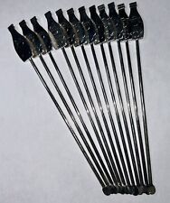 Ensemble De 12 Agitateurs / Touilleurs PERRIER en Métal Objet Publicitaire