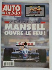 AUTO HEBDO N°819 3/3/1992 GP