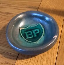 Rare Ancien Cendrier Vide Poche BP en Céramique