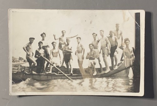 Carte photo ancienne - ancienne, hommes