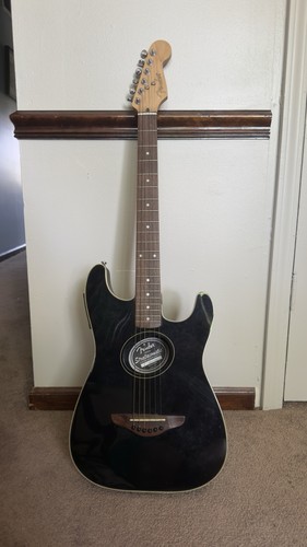 Fender stratacoustic black - fender,