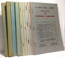 Revue des sciences humaines -