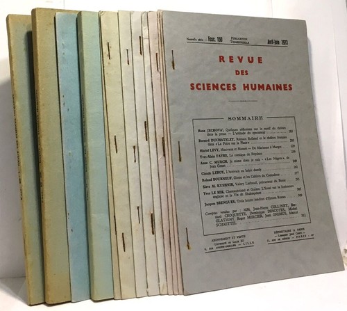 Revue des sciences humaines - ,